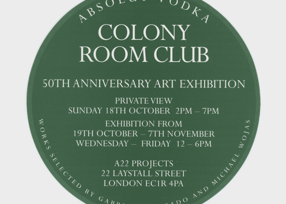 Colony Room Club 50th Anniversary Art Exhibition